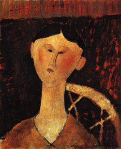 Amedeo Modigliani Portrait of Mrs. Hastings Norge oil painting art